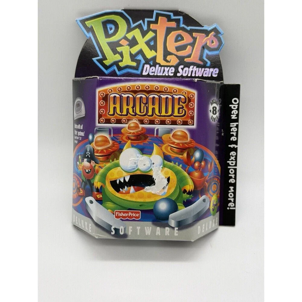 Pixter Arcade Deluxe Software Game Cartridge - *New in Box*